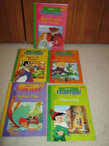 5 early level reader books all for one price.