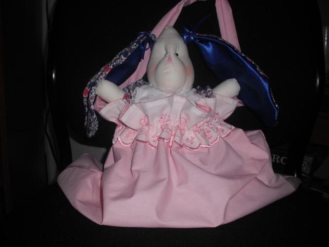 BABY BUNNY IN A BAG-Homemade.stuffed******reduced*********