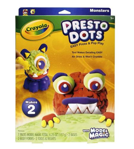 Brand New Crayola Model Magic Presto Dots Monsters