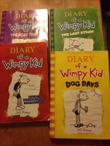Diary of A Wimpy Kid - 4 books