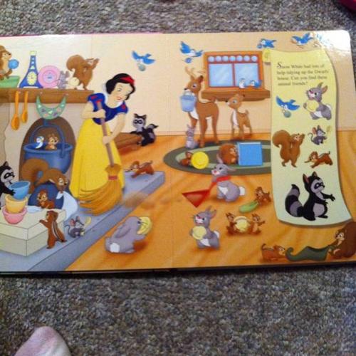 Disney princess look and find large book