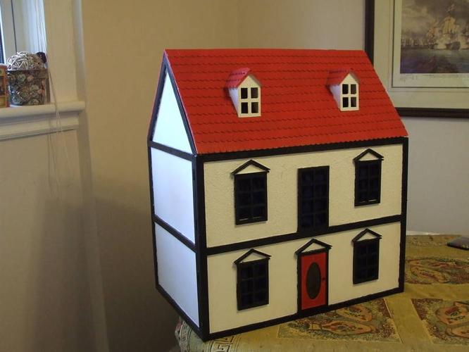 Dollhouse - Hand Crafted Wooden Tudor