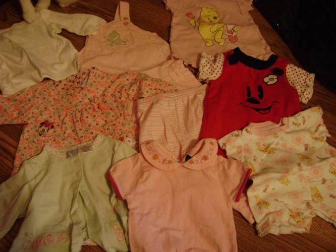 Garbage bag full of Baby Girl clothes 0-6 months