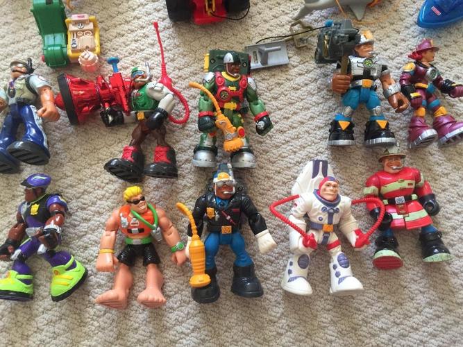 Large lot of Rescue Hero figures and accessories