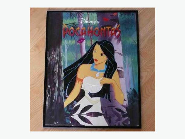 Pocahontas framed print
