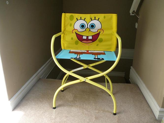Sponge Bob square pants chair holds up to 40 pounds