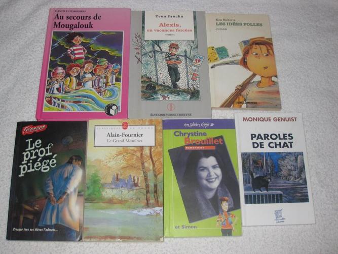 VARIOUS FRENCH CHAPTERBOOKS - CHECK IT OUT!