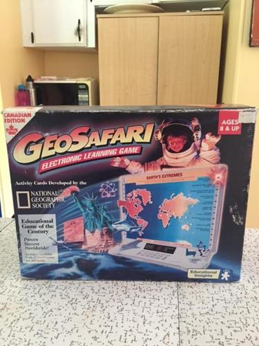 Vintage "GeoSafari" Electronic Learning Game