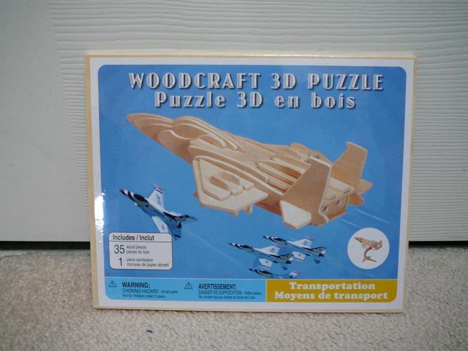 Woodcraft 3-D puzzle