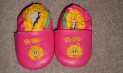 big bird picture on top of slippers - is the 12 - 18 months
the other is the 18-24 months