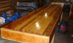 Maple and Cherry wood construction.  Price includes set of brand new rocks and wax salt.  Please call 705-268-5977.