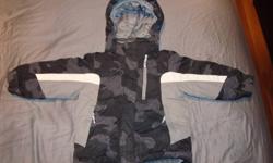 This 18 month snow suit set includes a matching hat and neck/face cover. I am offering $70 OR BEST OFFER. This was last years set from the Childrens place and is in excellent condition. The Jacket includes a removable liner (inside sweater)