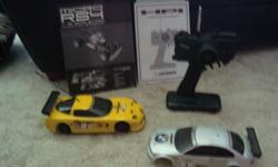 remote car  c/w 2 shells 35.00 or trade for good spinning rod and reel. thanks will trade for ?