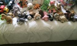 21 different beanie babies
Must take them all