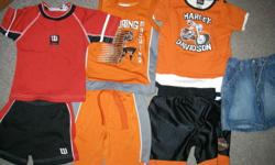 Old Navy, Harley, Gymboree, Joe, Hurley (Mexx one has a stain, but through it in if you want it?)