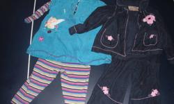 Excellent Condition, No Stains or Rips, Smoke Free Home
 
7 Outfits for $10!
1 - Tinkerbell and tights
1 - Cord jacket with pants
2 - Long shirts or dress with underpants (in winter just wear tights under underpants)
2 - long sleeved shirts with cords
1 -