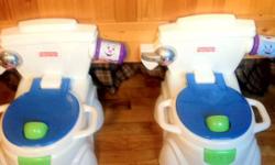2 for 30.00. Talking/singing potties are English or French or can be turned off. Convenient to have 2 for twins or multiple bathrooms.
This ad was posted with the Kijiji Classifieds app.