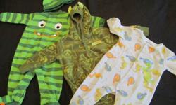 Great condition! Carters, Pekkle, George, Piece of Cake.
 
~ 9 Sleepers
~ 2 Pair Booties
~ 1 Bib
~ 1 Bath Mitt
~ 3 Hats
 
Smoke free home. Call or email anytime. See my other ads.
* All proceeds will go to helping provide food and water to the needy in