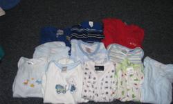 11 boys 6 month diaper shirts for $5.00