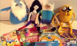 4 plush characters, 4 comics, 1 mad Libs and 2 graphic style books