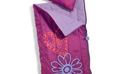 I am selling 2 American Girl sleepover bags:
1 is for 18" doll - bag fits 18" American Girl doll and a comfy pillow. Doll sleepover bag is $25.
1 is for girl - bag size is 74" long x 32' wide. Doll bag fits 18" American Girl doll and a comfy pillow. Girl