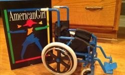 American girl wheel chair in box
Adjustable footrests
And the brake really works!
Gently used