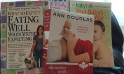 >What to expect /eating well/when you're expecting
>The mother of all pregnancy books
>The baby talk insider's guide to your baby's first year
>25,001 best baby names
All four books for $10