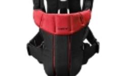 BabyBjorn Carrier Active
0+ months (newborn to 26lbs.)
This is the ultimate baby carrier.  I have owned other types in the past  but this one is by far the best!  It is very comfortable and will not give you any back pain like the other ones do.
It