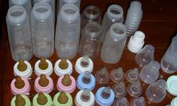 Asking $50.00 OBO for all as shown.
 
9 - 9oz bottles
4 - 5oz bottes
3 - 6oz Ventair Bottles
 
Assortment of slow, med and fast nipples and lids
 
please respond via e-mail
 
thank you
Lisa