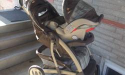 Graco carseat n stroller for sale. Just over 2 yars old. Bought at Babies R Us. Great Deal at $100.00. Please call 705-748-5486