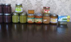 I have 30 jars of baby food. Would like to sell all together and not split up. Asking $10 for all of them. All foods are Stage 1 or Starter foods
 
9 - blueberry
7 - Peas
4 - Sweet Potato
2 - carrots
5 - pears
2 - squash
1 - green bean