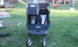 Baby Jogger City Double Stroller.  It was an amazing stroller that we loved!  4 1/2 years old - still in good condition - asking $275.00 ($800.00 new)
 
The City Classic is the original everyday stroller by Baby Jogger. With all-terrain capabilities and