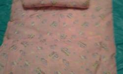 Baby Travel Bed set for sale
In good condition
 
Includes the baby mattress and matching pillows and bolster
Color: Baby Pink