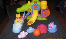 Cute little playset. I've added in the bathtub spout protector