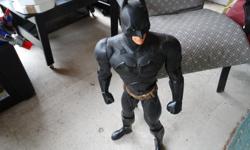Large batman figure (about 2 feet tall). Excellent room decoration for that Batman fan or for Halloween.