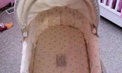 Bassinet purchased new and in excellent condition. Only used for about two weeks. Bassinet can be placed on stand with an organizer on the bottom or can be placed on the floor separately. Plays music and vibrates.
This ad was posted with the Kijiji