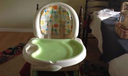 Like new Booster High Chair made by Safety First, can be used with or without feeding tray, easily attaches to kitchen or dining room chair.