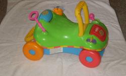 Bouncy Zebra-lights and sounds, Walker-ride-on, musical zoo, roller coaster PolarBear,