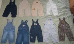 I have for sale my Sons Overalls and Pants..They are size 12 to 18Months and in good condition :).From a smoke free home..
 
9-Overalls
6-Jeans.The 2 Jeans on the bottom were only worn a couple times..
14-pants
 
Make me an offer and check out my other