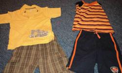 Pic #1- both size 3t/4-left outfit $5 right outfit $3
Pic #2 all size 4/5 $3 each
Pic #3 all size 3t..jeans are $4 other pants $3 each