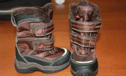 Boys Size 5 Winter Boots Maybe worn 2 times at the most. In new condition