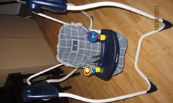 older, gently used graco baby swing, plays music and has different speeds, $20 obo, best offer takes it. Also have 2 differnt bouncy chairs will let one go for free, the other is like new, hardly used (toys r us Bright Starts Ingenuity Automatic bouncer