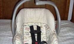 EVENFLO
Infant Carrier/Carseat
Newborn to 20 lbs.
Only used 9 weeks ~ Excellent Condition!!
 
**Please check out my other adds**