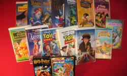 - The Jungle book (Walt Disney Classics) VHS
- Search for the Lost City (Disney's Tale spin) VHS
- Pooh's Grand Adventure (The Search for Christopher Robin) VHS
- Fantasia (Walt Disney Masterpiece) VHS
- Anastasia VHS
- Toy Story VHS
- Toy Story 2 VHS
-