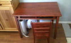 solid wood, suits ages 2 and up, pick up only Lantzville, 22" deep, 33" wide, 24" high
