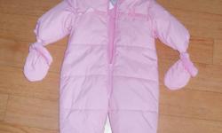 selling a pink one piece children's place snowsuit, new with tags, size 6 - 12 months...$20
