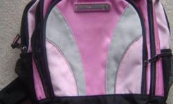 smaller size knapsack
measures about 12" high by 10" wide
 
Very Good condition
From a smoke free home
If it is posted it is still available
I live in Innisfil, but am able to meet/deliver to Barrie area
Check out my other ads here on kijiji
Or go to