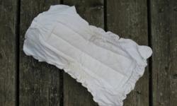 Used cloth diapers for sale.  Also other misc items included - a crib mattress cover, small undershirts.