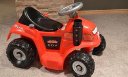 18months - 3years
Excellent Condition - Only used indoors.
My First Craftsman Lawn Tractor is in great condition and comes with plug-in charger(under the seat).
Smoke-Free, Pet Free Home
East End - New Gardiner Park