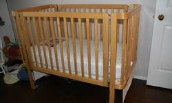 Fantastic set solid wood ! Comes from smoke free pet free home.The crib has some scuffs on the top rail on one side (we recently moved and have the movers to thank for that).The mattress is in great shape as well. Set is selling for $250 OBO